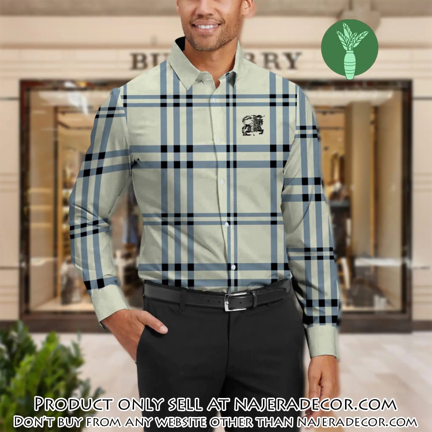 Burberry long sleeves button down shirt for elegant men lsb1013 njr3548565